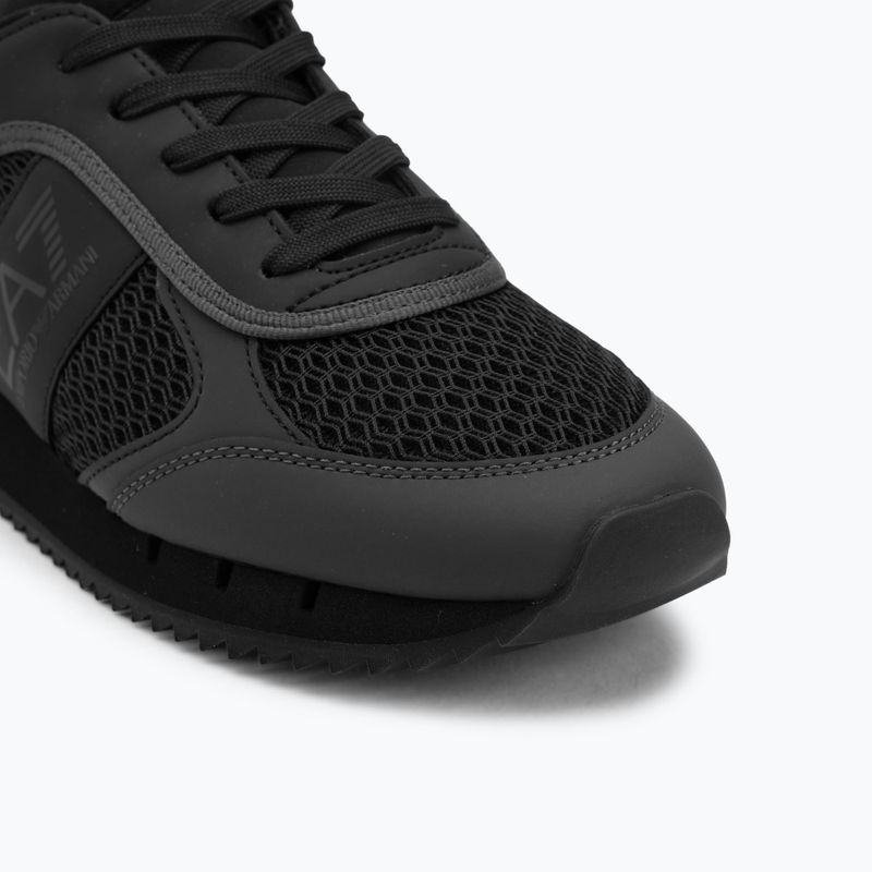 Topánky EA7 Emporio Armani Black & White Laces black / asphalt 7