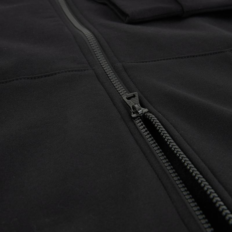 Pánska mikina Emporio Armani EA7 Train Logo Series Extended Logo Hoodie Fz black / white 6