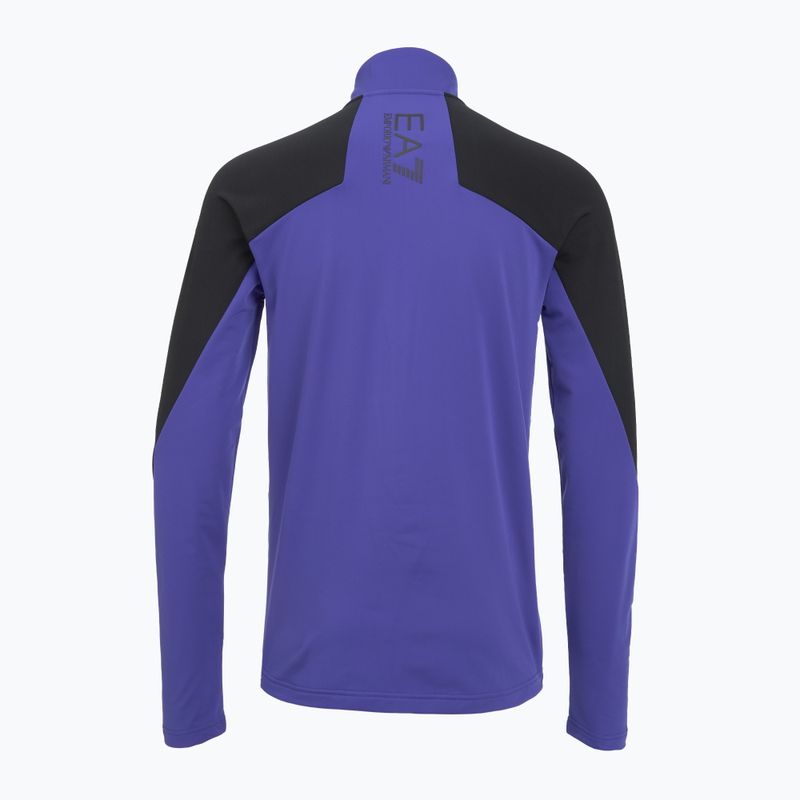 Pánska mikina EA7 Emporio Armani Ski Kitzbuhel Power Stretch Colorblock T-Top Fz clematis blue 2