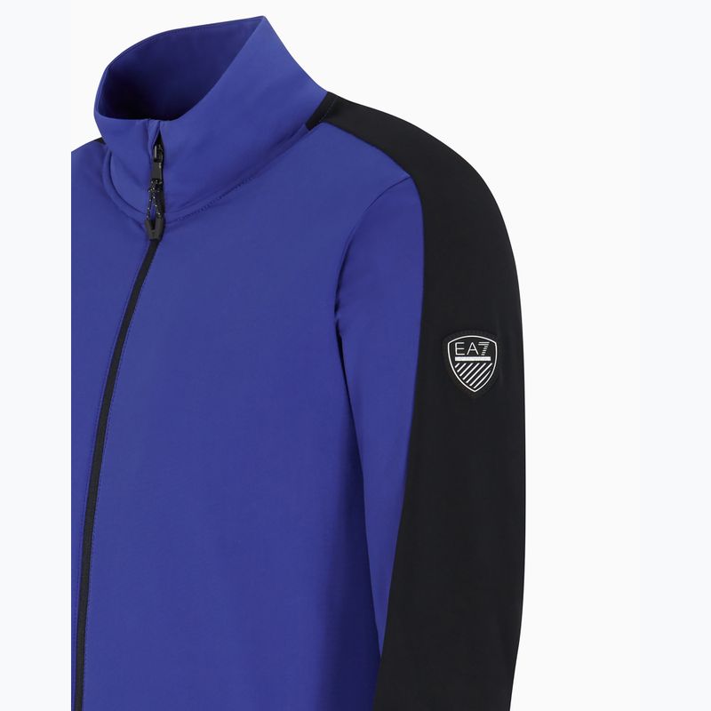 Pánska mikina EA7 Emporio Armani Ski Kitzbuhel Power Stretch Colorblock T-Top Fz clematis blue 3