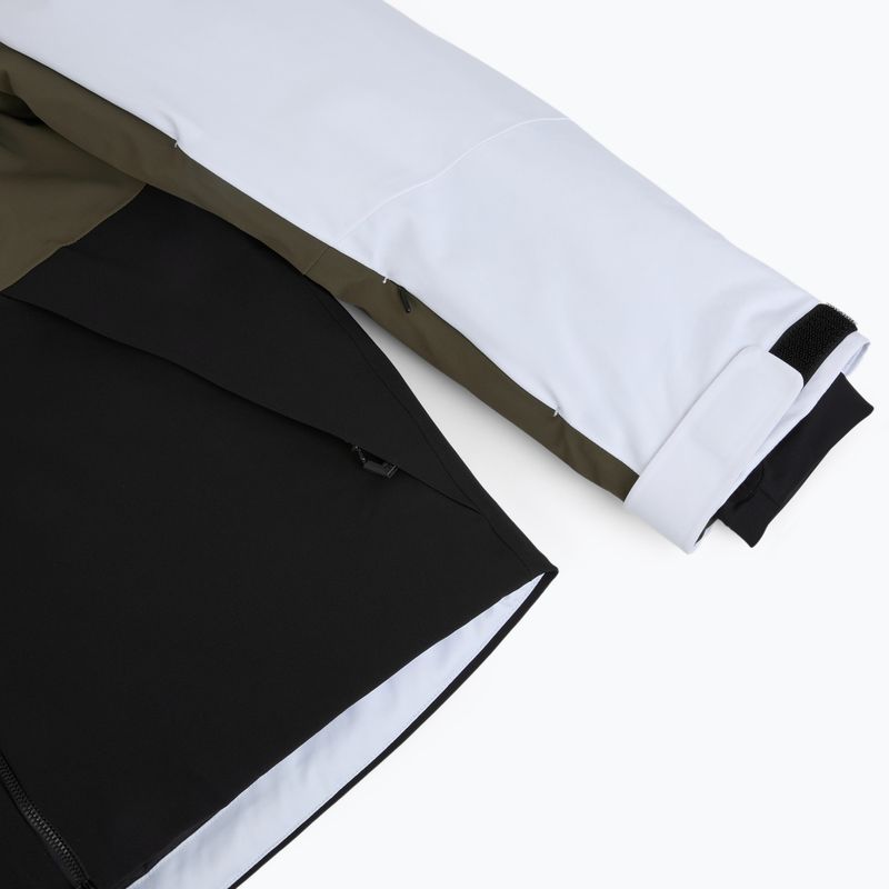 Pánska lyžiarska bunda EA7 Emporio Armani Ski Kitzbuhel Protectum7 Colorblock white / black / grape leaf 4