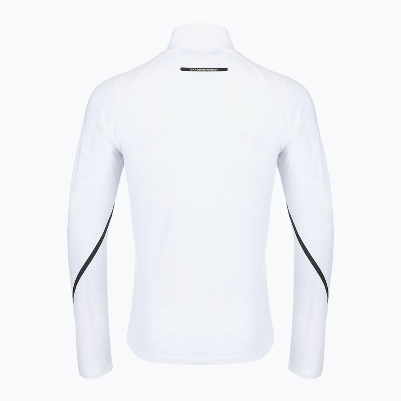 Pánska mikina EA7 Emporio Armani Ski Cortina Powerstretch Fz white 2