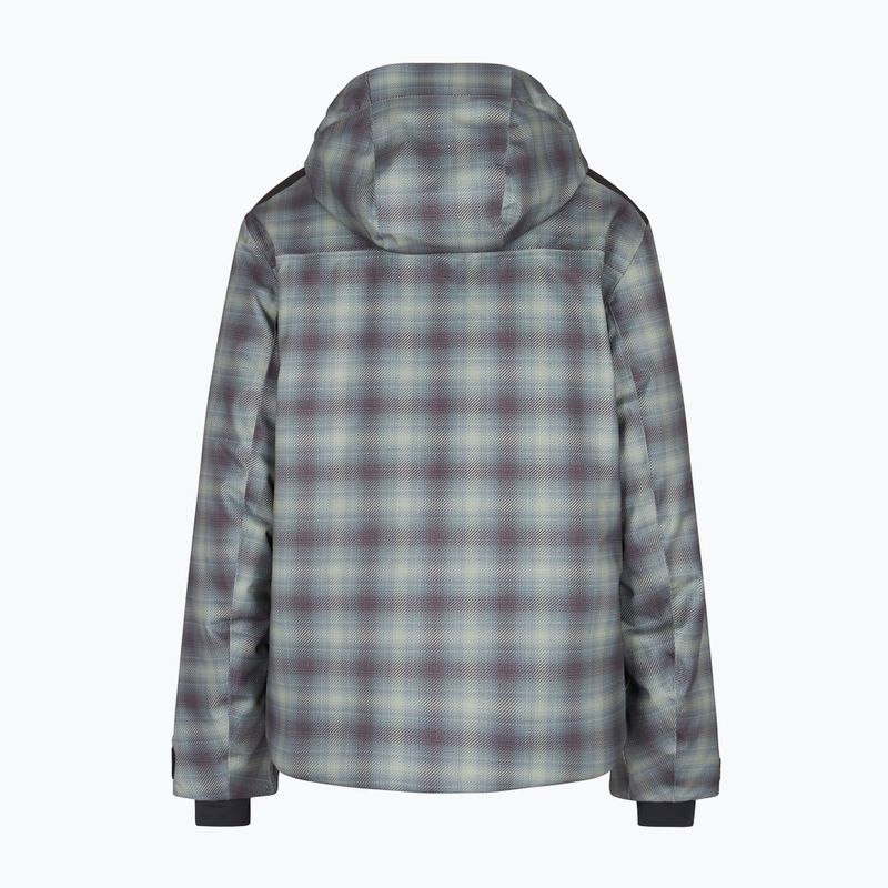 Pánska lyžiarska bunda EA7 Emporio Armani Ski St. Moritz Fashion fancy green check 2