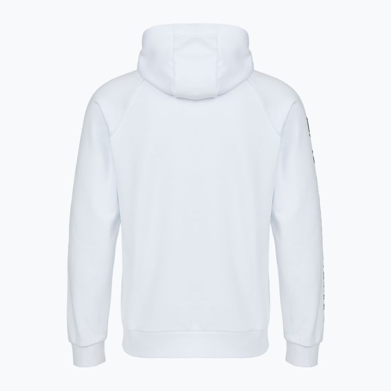 Pánska mikina Emporio Armani EA7 Train Logo Series Extended Logo Hoodie Fz white / black 2