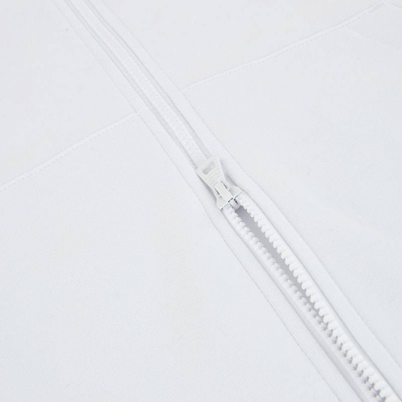 Pánska mikina Emporio Armani EA7 Train Logo Series Extended Logo Hoodie Fz white / black 6