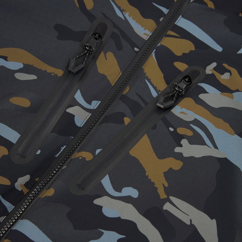 Pánska lyžiarska bunda EA7 Emporio Armani Ski Kitzbuhel Protectum7 Graphic brown camou 3