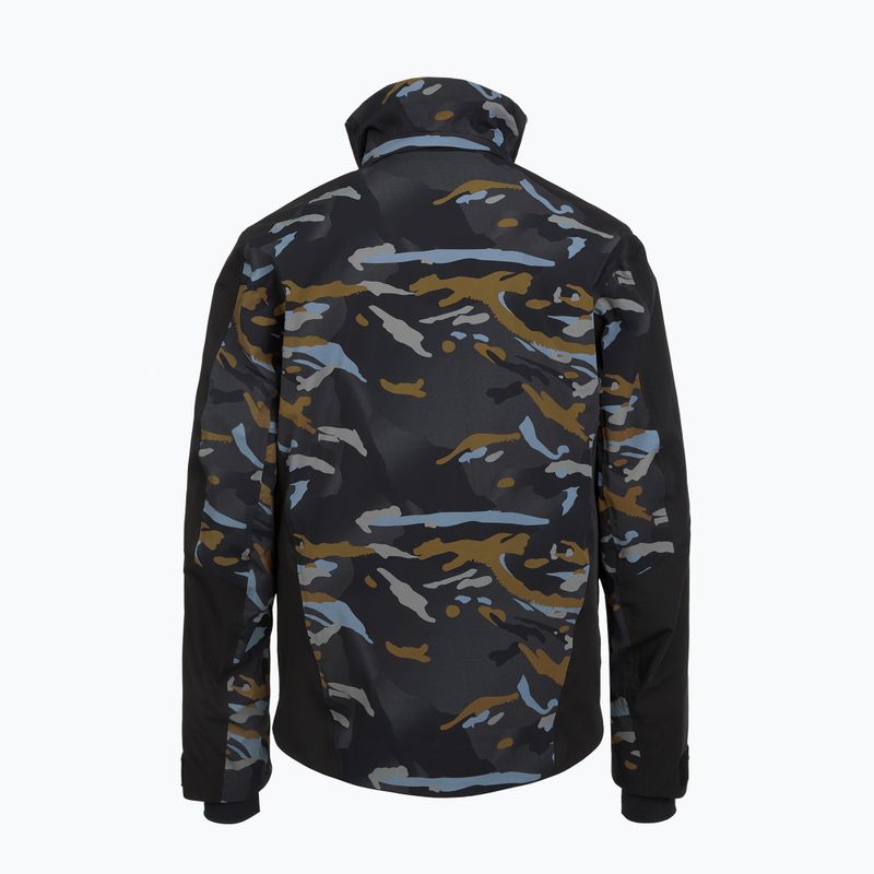 Pánska lyžiarska bunda EA7 Emporio Armani Ski Kitzbuhel Protectum7 Graphic brown camou 7