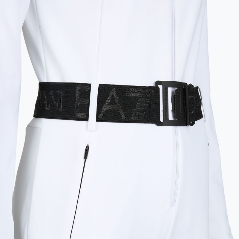 Dámsky lyžiarska kombinéza EA7 Emporio Armani Ski Kitzbuhel Softshell white 3