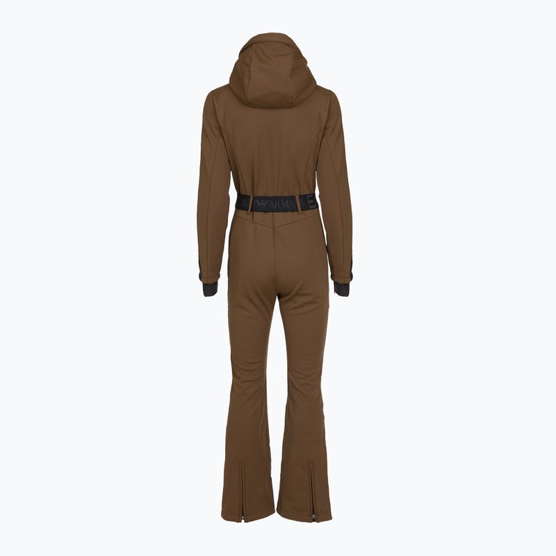 Dámsky lyžiarska kombinéza EA7 Emporio Armani Ski Kitzbuhel Softshell carafe 2
