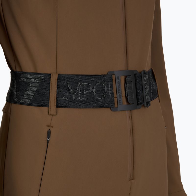 Dámsky lyžiarska kombinéza EA7 Emporio Armani Ski Kitzbuhel Softshell carafe 3