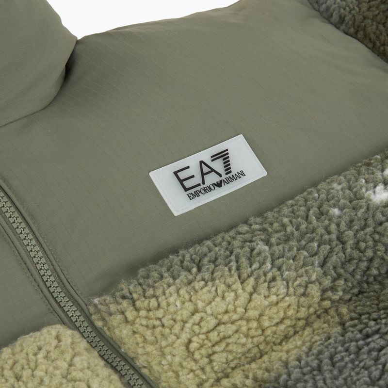 Dámska bunda EA7 Train Contemporary Sport Medium Padded fancy basil stellar 3