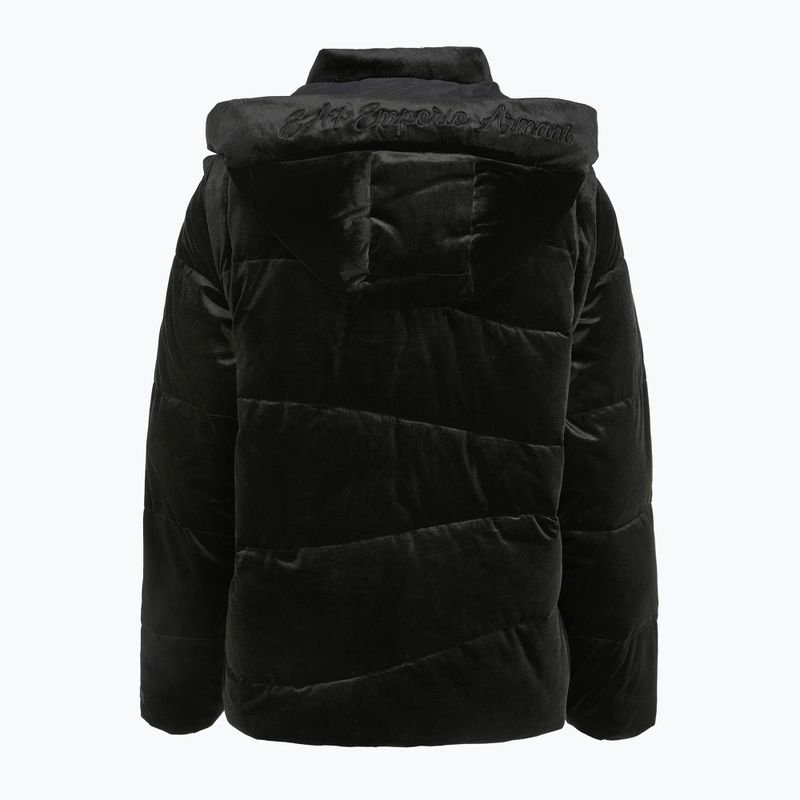 Dámska bunda EA7 Train Athletic Velour Extra Padded black 2