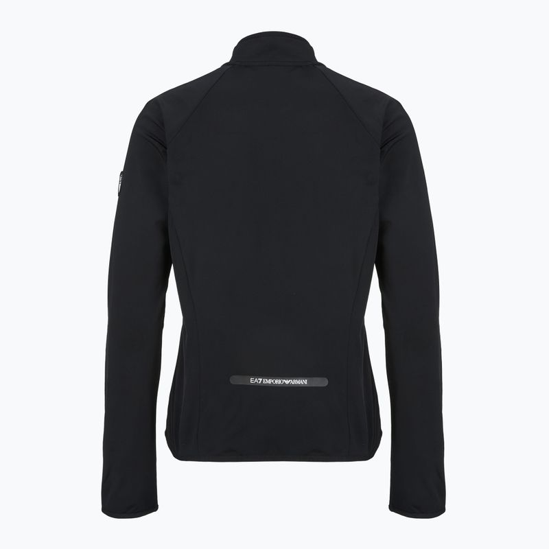 Dámska lyžiarska mikina EA7 Emporio Armani Ski Cortina Powerstretch Fz black 2