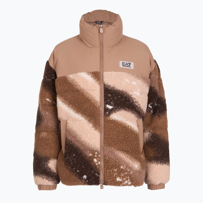 Dámska bunda EA7 Train Contemporary Sport Medium Padded fancy brownie stellar