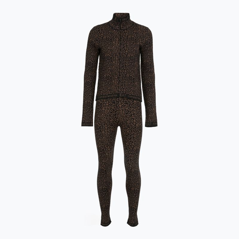 Termo bielizeň EA7 Emporio Armani Ski Jacquard Knitted fancy brown animalier