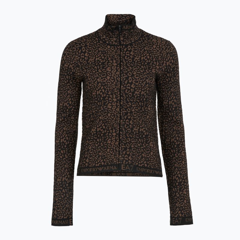 Súprava dámskej termobielizne EA7 Emporio Armani Ski Jacquard Knitted fancy brown animal print 3