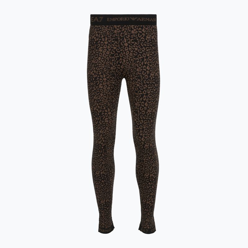 Termo bielizeň EA7 Emporio Armani Ski Jacquard Knitted fancy brown animalier 7