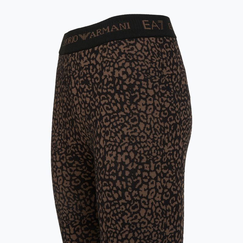 Súprava dámskej termobielizne EA7 Emporio Armani Ski Jacquard Knitted fancy brown animal print 9