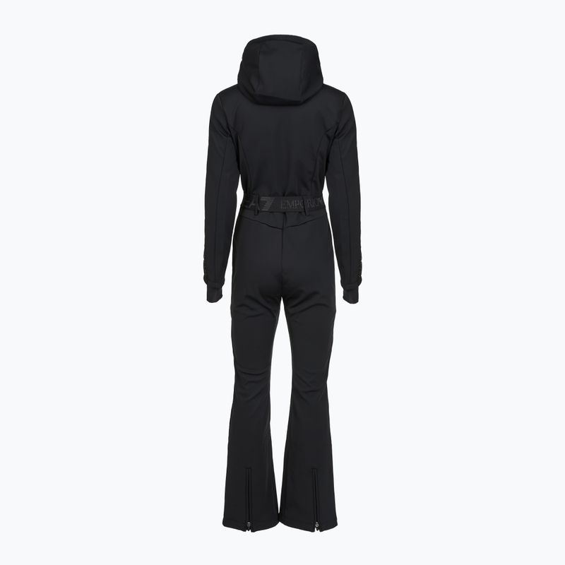 Dámsky lyžiarska kombinéza EA7 Emporio Armani Ski Kitzbuhel Softshell black 2