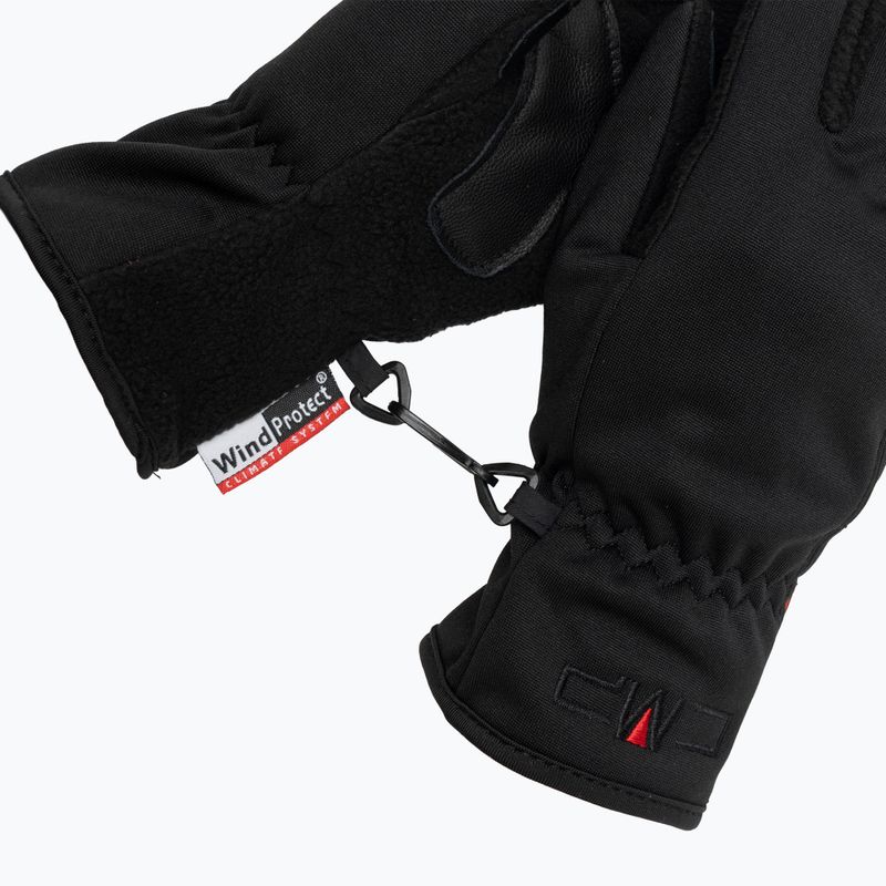 Pánske rukavice CMP 621107 Softshell black 5