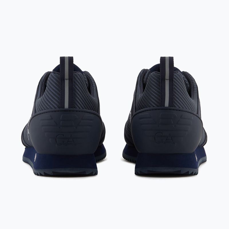 Topánky EA7 Emporio Armani Black & White Carbon triple sky captain / silver 10