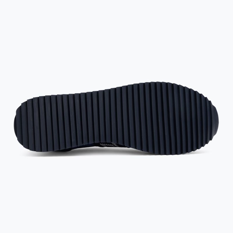 Topánky EA7 Emporio Armani Black & White Suede sky captain / deep cobal / mineral 4