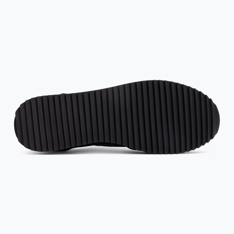 Topánky EA7 Emporio Armani Black & White Suede triple black micropunch 4