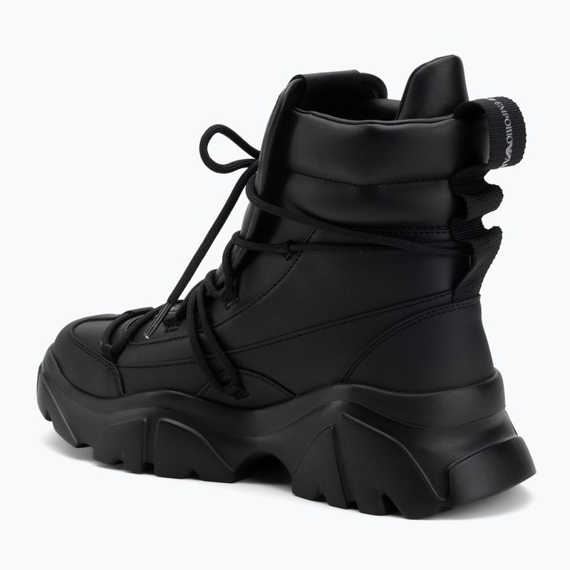 Turistické topánky EA7 Emporio Armani Boot Flakes full black 3
