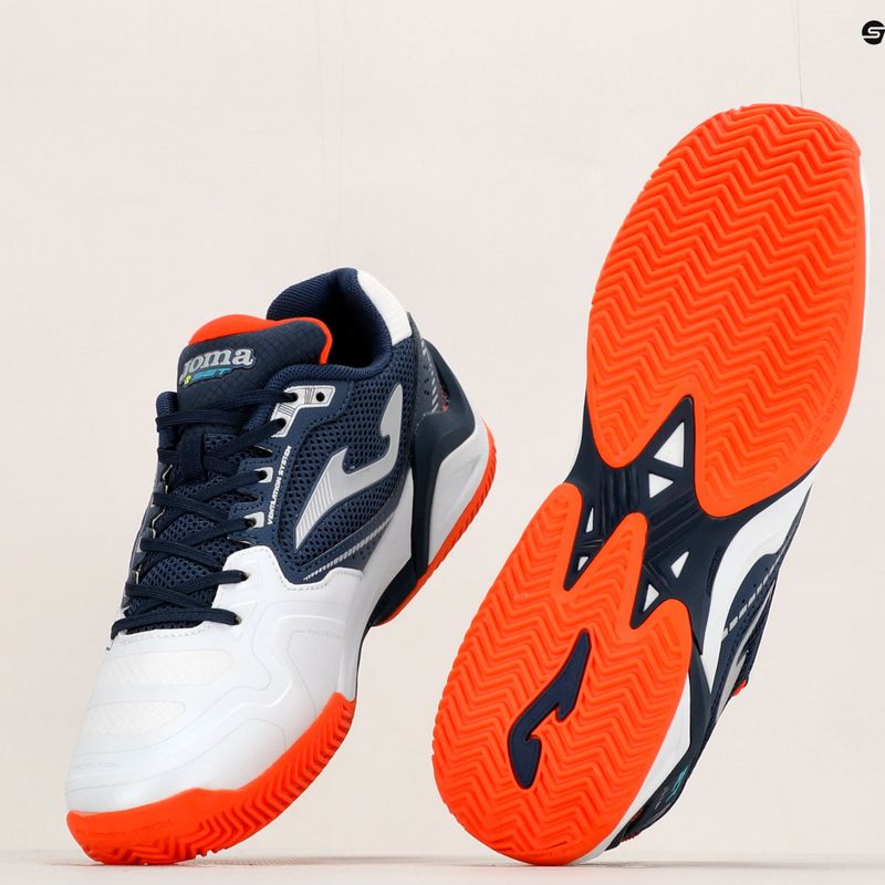 Joma T.Set Padel pánska tenisová obuv navy blue and white TSETS2332P 13