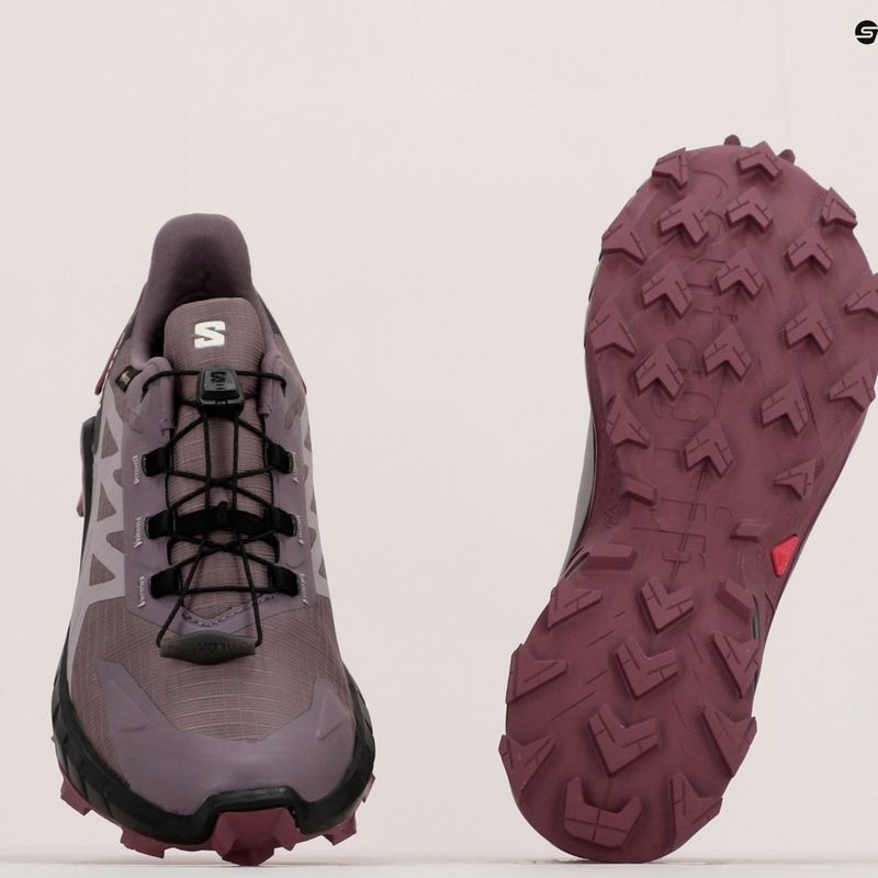 Dámska bežecká obuv Salomon Supercross 4 GTX purple L47119900 13