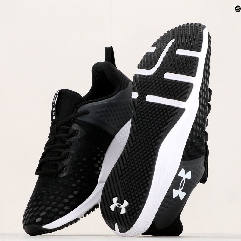 Under Armour Charged Engage 2 pánske tréningové topánky black and white 3025527 11