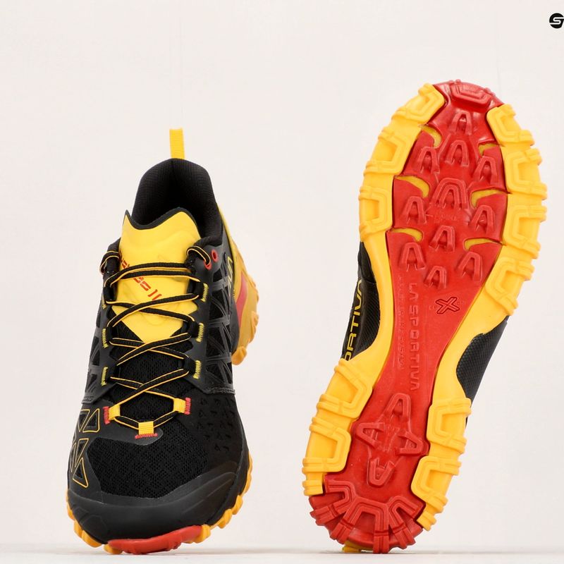 La Sportiva Bushido II pánska bežecká obuv black/yellow 36S999100 19