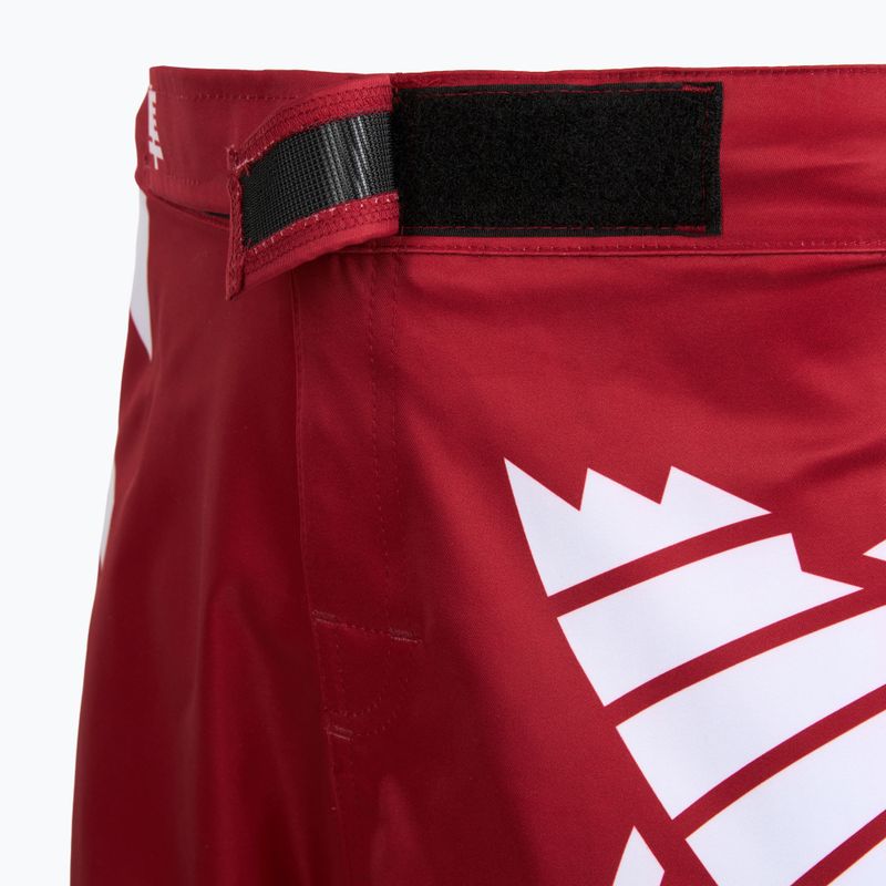 Hayabusa Icon Fight červené boxerky ICFS 3
