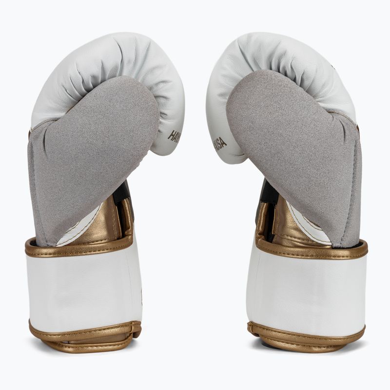 Boxerské rukavice Hayabusa T3 bielo-zlaté 4