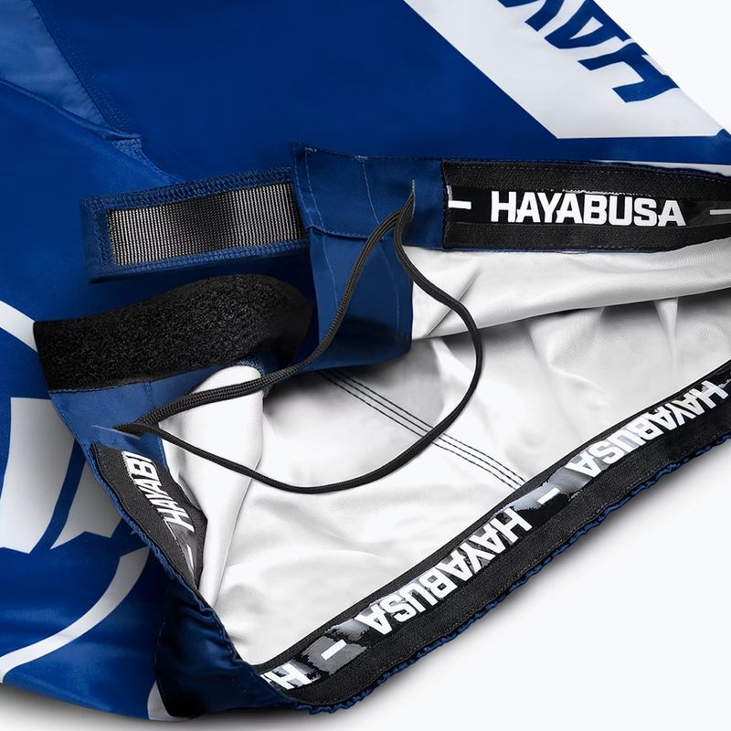 Hayabusa Icon Fight modro-biele tréningové šortky 6