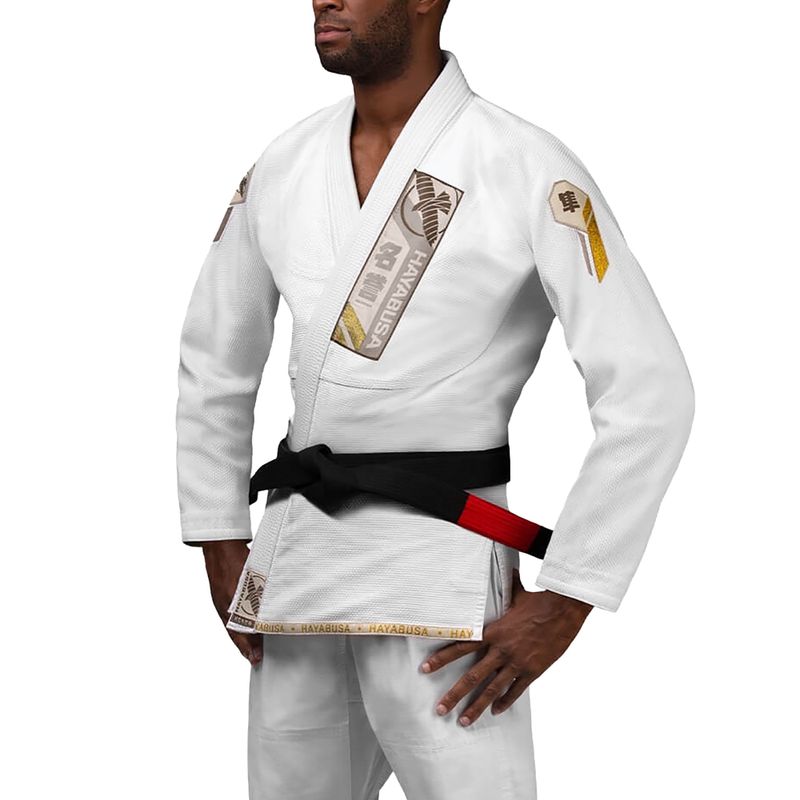 Hayabusa Ascend Lightweight Jiu Jitsu GI Kimono white PLWJG-W-A3