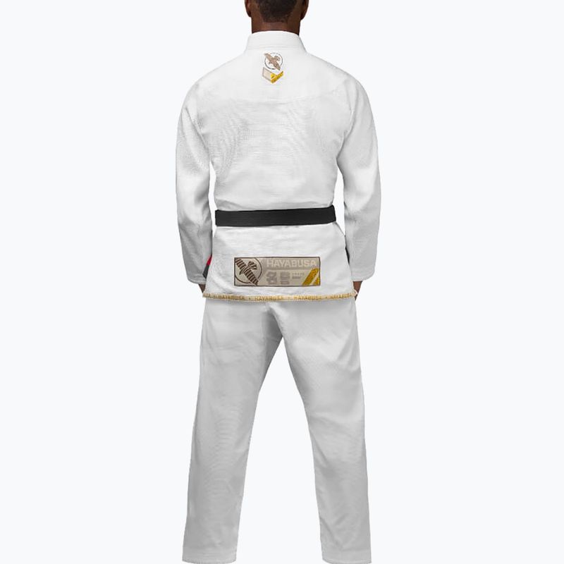 Hayabusa Ascend Lightweight Jiu Jitsu GI Kimono white PLWJG-W-A3 3