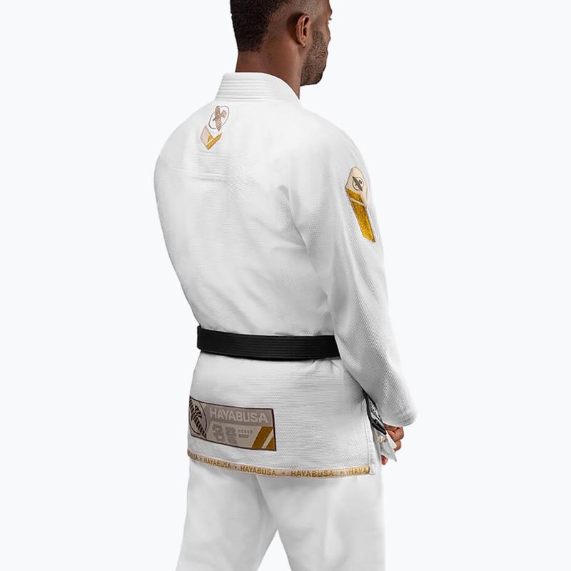 Hayabusa Ascend Lightweight Jiu Jitsu GI Kimono white PLWJG-W-A3 4