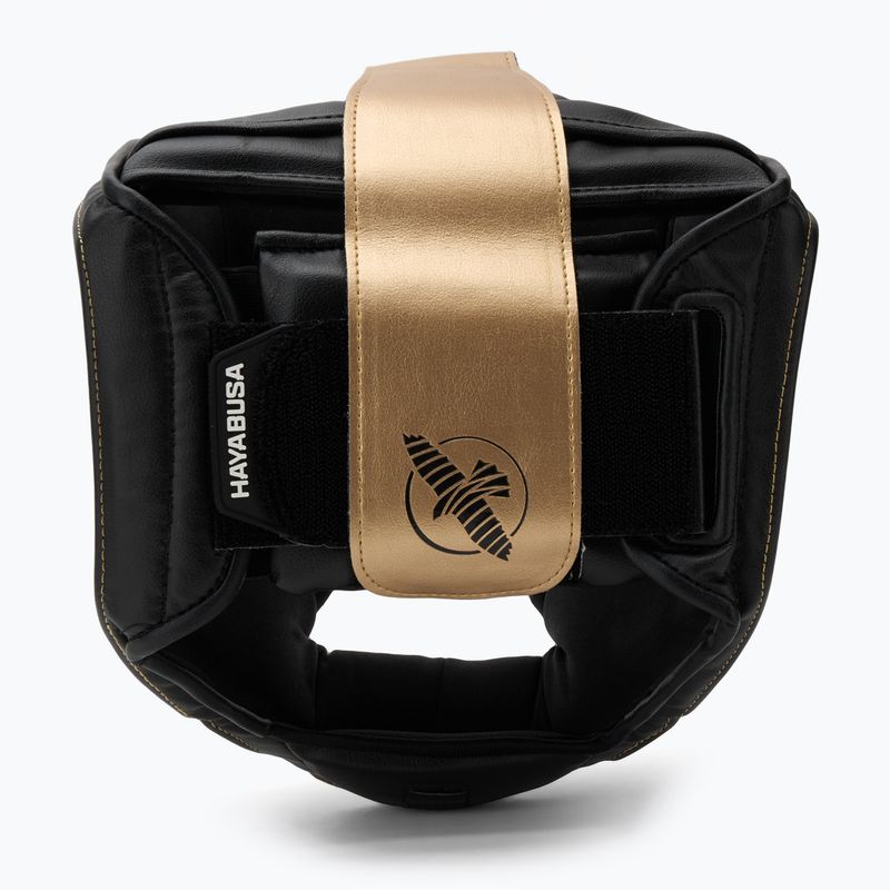 Boxerská prilba Hayabusa T3 Headgear black/gold 5
