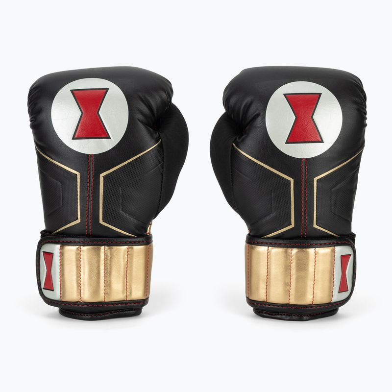 Hayabusa Marvel's Black Widow čierno-červené boxerské rukavice 2