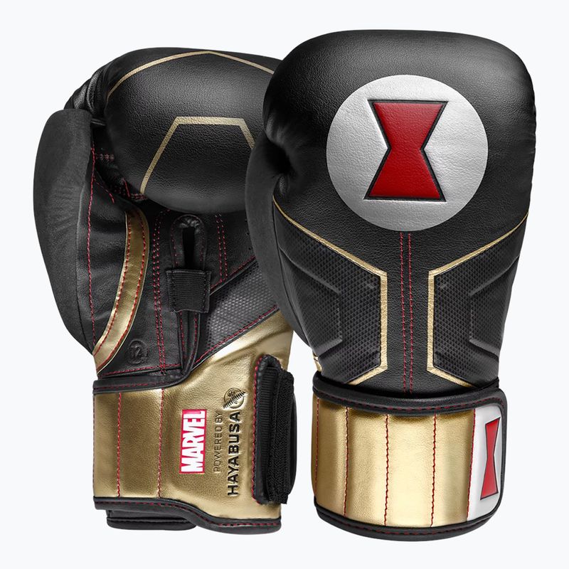 Hayabusa Marvel's Black Widow čierno-červené boxerské rukavice