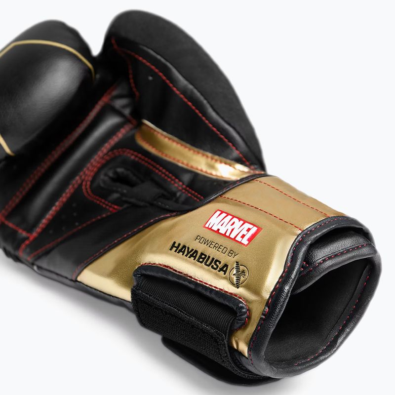 Hayabusa Marvel's Black Widow čierno-červené boxerské rukavice 3