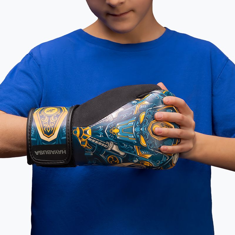 Hayabusa Hayabusa S4 Youth Epic modré robotické boxerské rukavice 8
