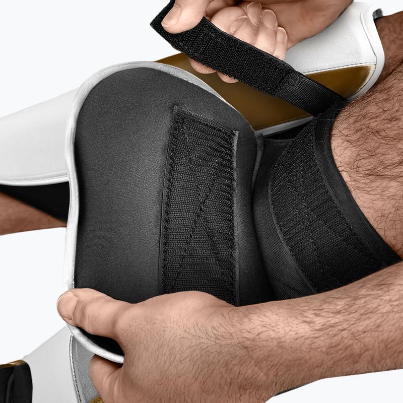 Hayabusa T3 Full Back tibia protectors white T3FBSG-WGD 5