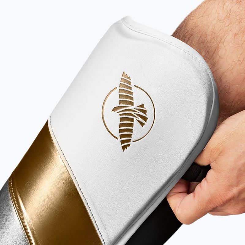 Hayabusa T3 Full Back tibia protectors white T3FBSG-WGD 6