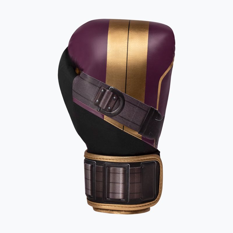 Hayabusa Marvel's Batroc fialové/zlaté boxerské rukavice 3