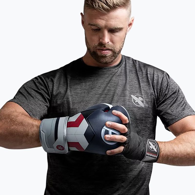 Boxerské rukavice Hayabusa Marvel's Captain America silver/blue 3