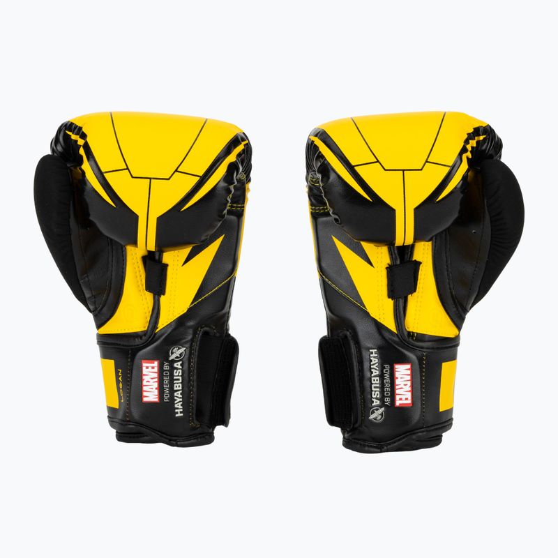 Hayabusa Marvel's Wolverine žlto-čierne boxerské rukavice 3