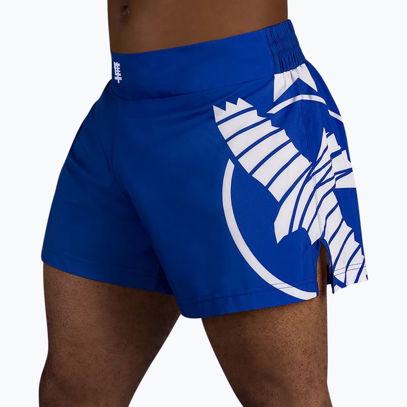 Hayabusa Icon Kickboxing pánske tréningové šortky modrá/biela