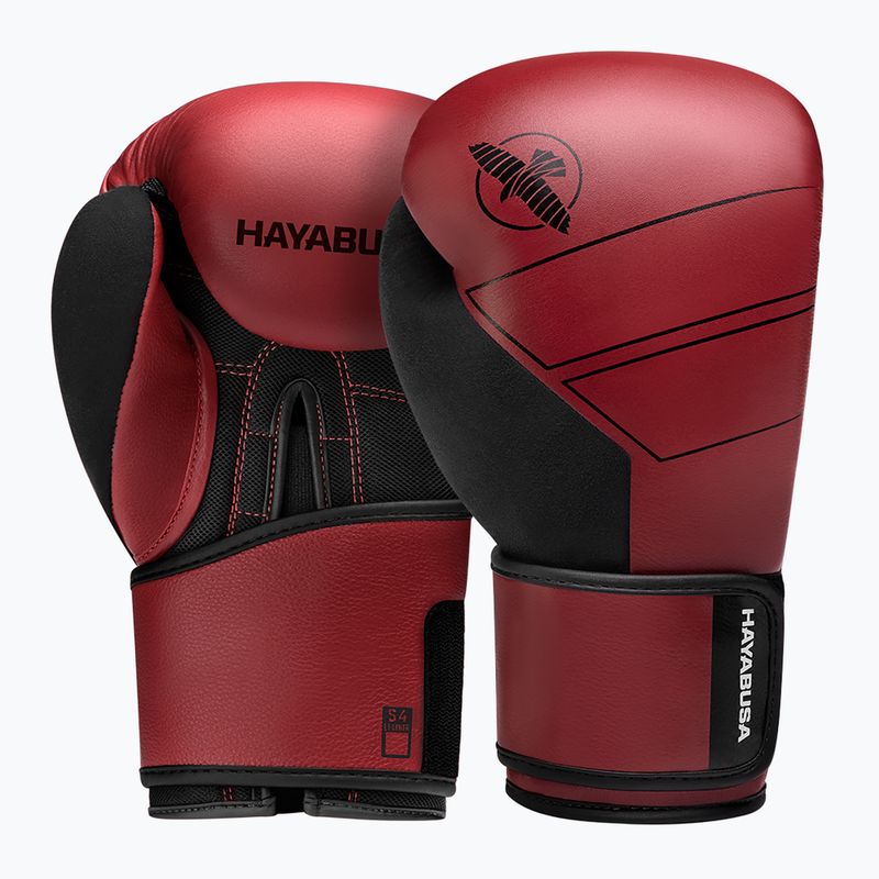 Boxerské rukavice Hayabusa S4 Kožené červené